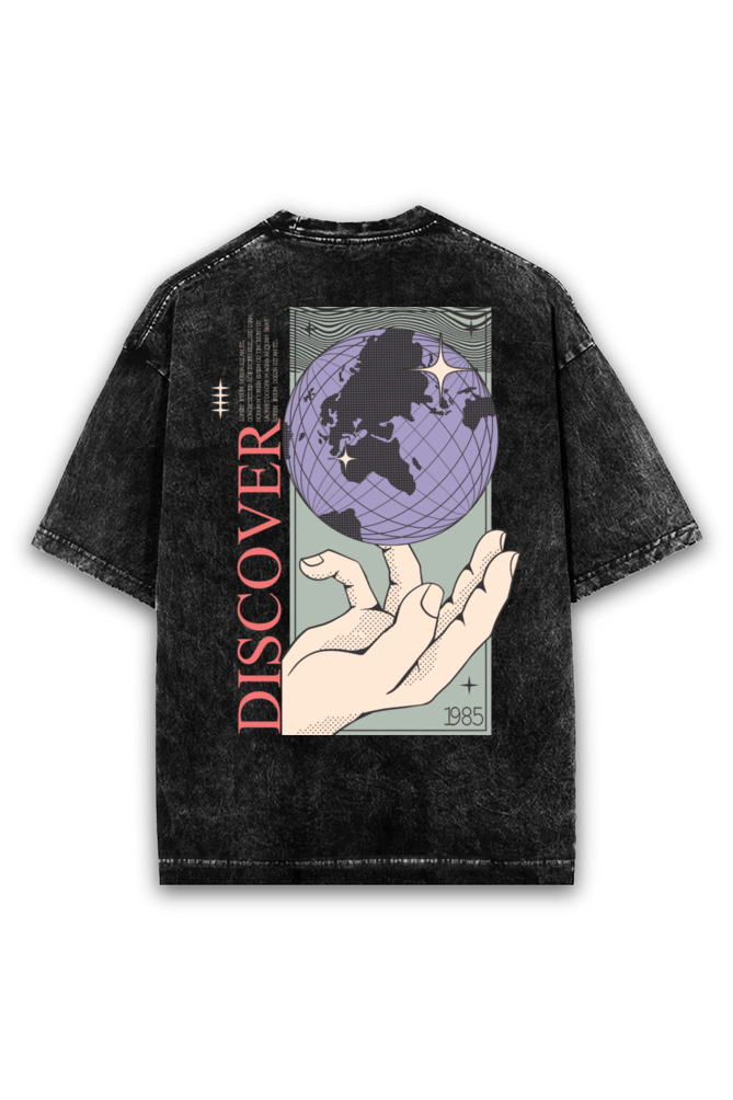 Discover Design Acid wash oversized t-shirt ClosurePro