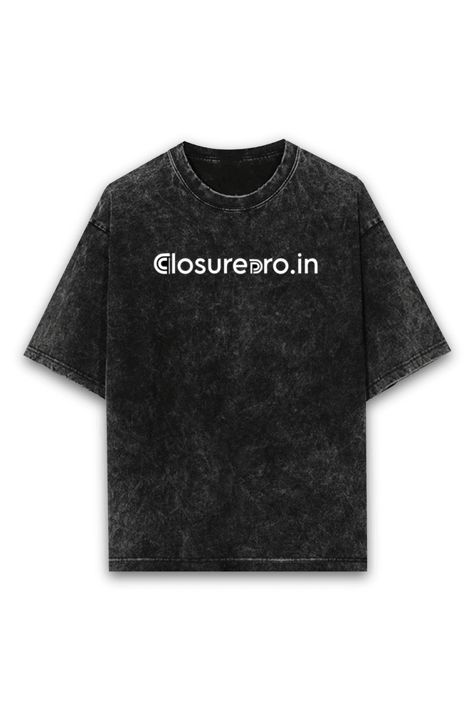 Beauty Design Acid wash oversized t-shirt ClosurePro