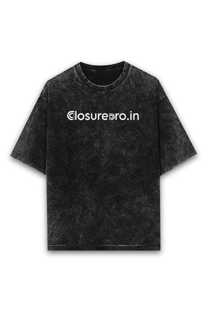 Beauty Design Acid wash oversized t-shirt ClosurePro