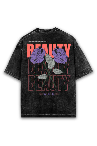 Beauty Design Acid wash oversized t-shirt ClosurePro