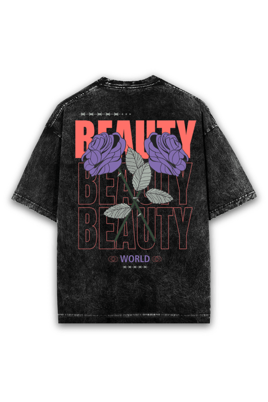 Beauty Design Acid wash oversized t-shirt ClosurePro